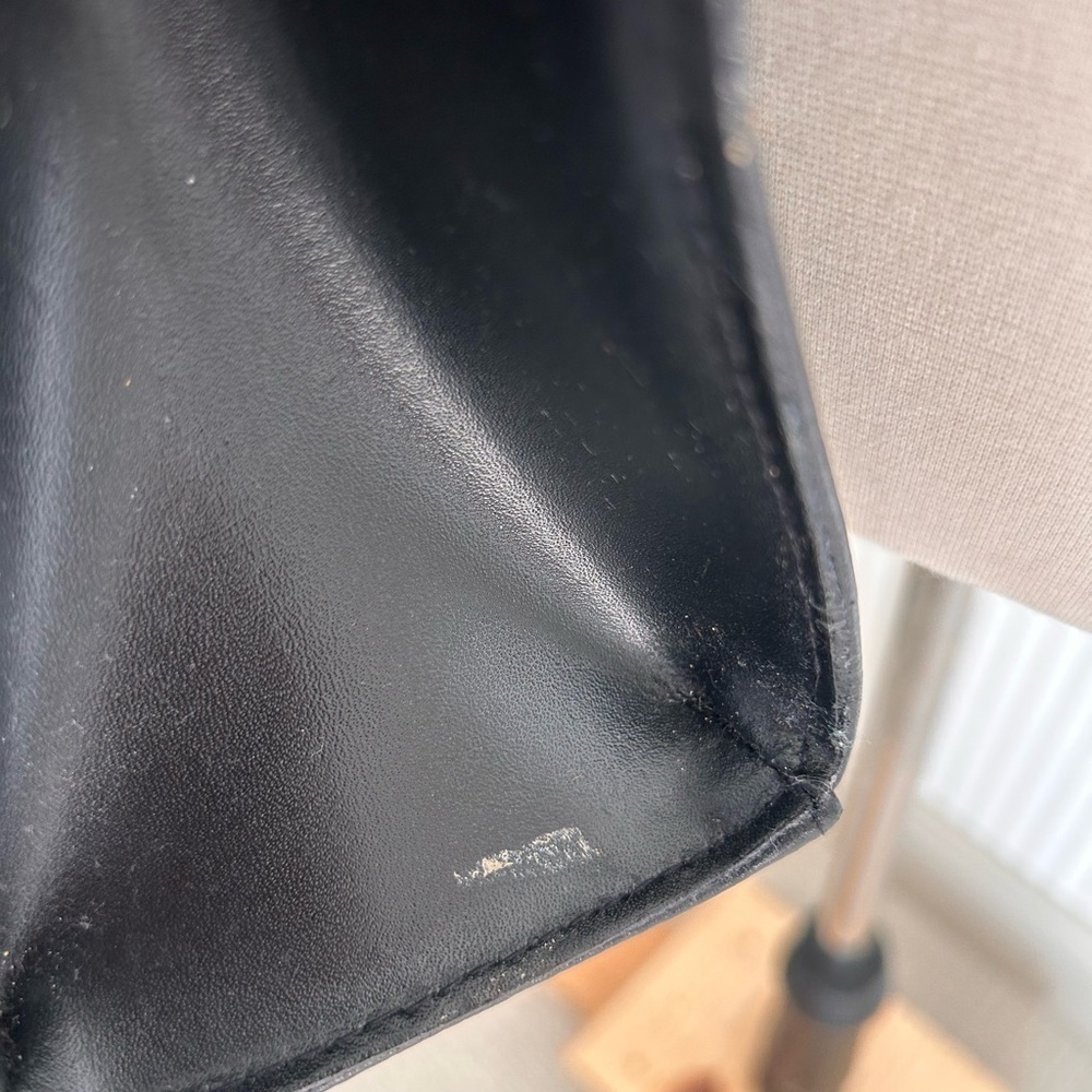 Vintage Jay Herbert Brown Black Leather Crossbody Bag Handmade in Florence Italy - Picture 9 of 14